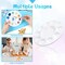 Acrylic Paint Palette Trays 10Pcs Plastic Pallets for Kid, Adult, Student Oil Watercolor Craft DIY Art Painting